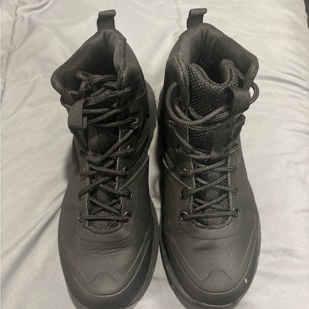 Men's Black Lace-Up Boots